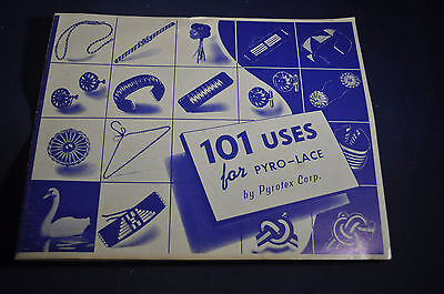 Folleto 1955 101 usos para encaje piro de Pyrotex Corporation