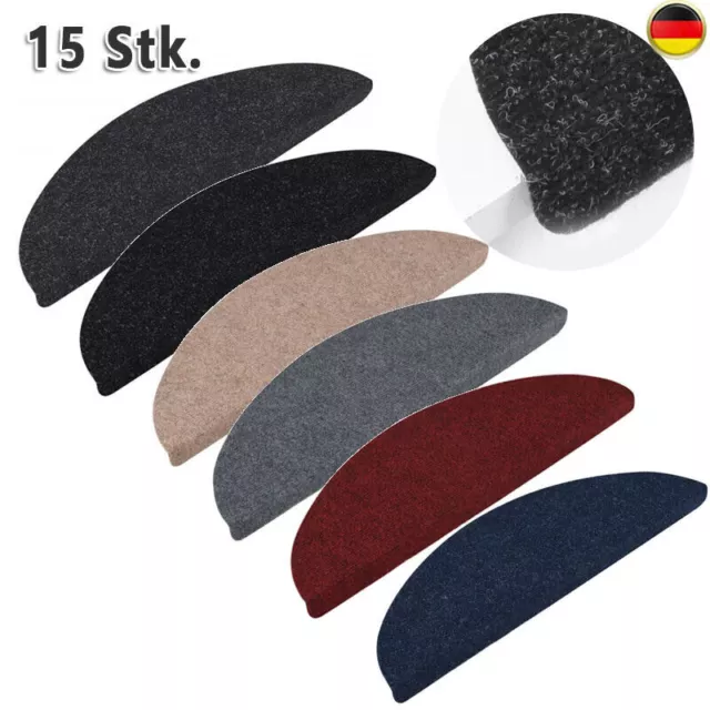 15er Set Stufenmatte Selbstklebend Treppenmatten Treppenschutz Treppenteppich