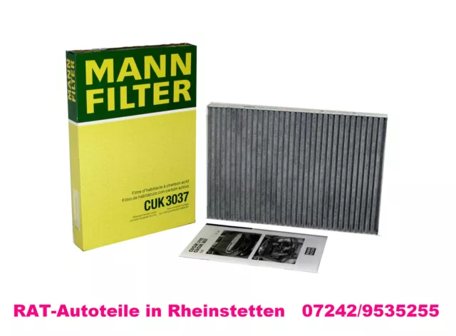 CUK 2733 Innenraumfilter MANN mit Aktivkohle für JAGUAR LAND ROVER VOLVO diverse