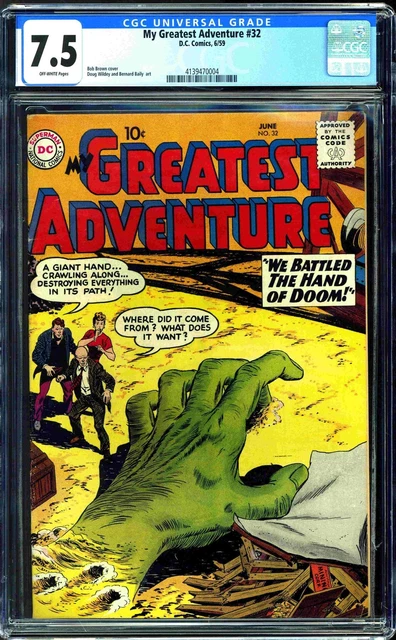 My Greatest Adventure #32 CGC 7.5 (OW) Bob Brown cover