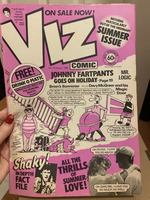 VIZ COMIC Magazine ISSUE No 19. 1986. Good Collectors Condition