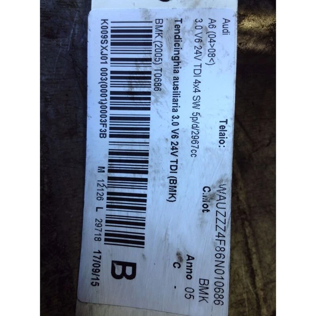 Galet Tendeur Pour Audi A6 4F (03/04-06/09) 3.0 V6 Tdi Quattro Sw 2006