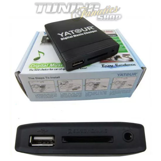 USB Car Built-in Female Extension USB Stick Adapter CD MP3 Changer 2#4392