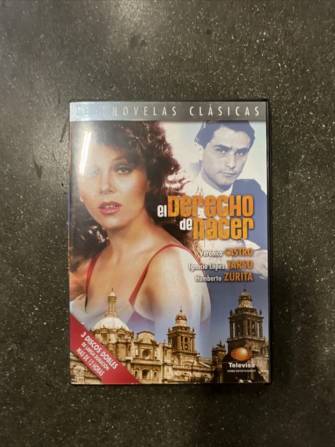 El Derecho De Nacer (DVD, 2007, juego de 3 discos, telenovelas clásicas) ¡Sin arañazos!