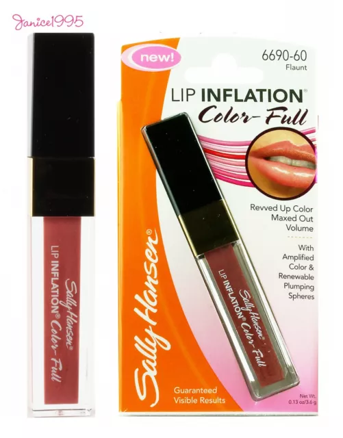 SALLY HANSEN Lip Plumping Lip Inflation Color Full  #60 FLAUNT