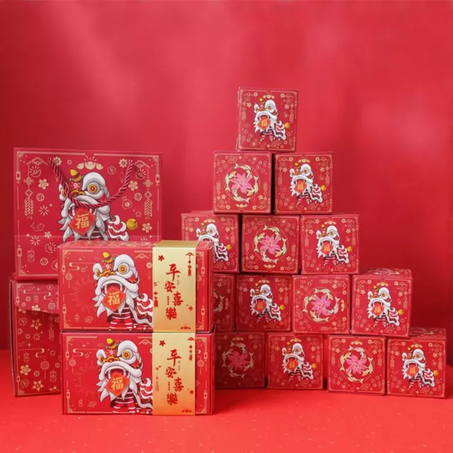 Christmas Gift Box, Folding Bouncing Gifts Boxes Christmas Decoration, Childre ∷