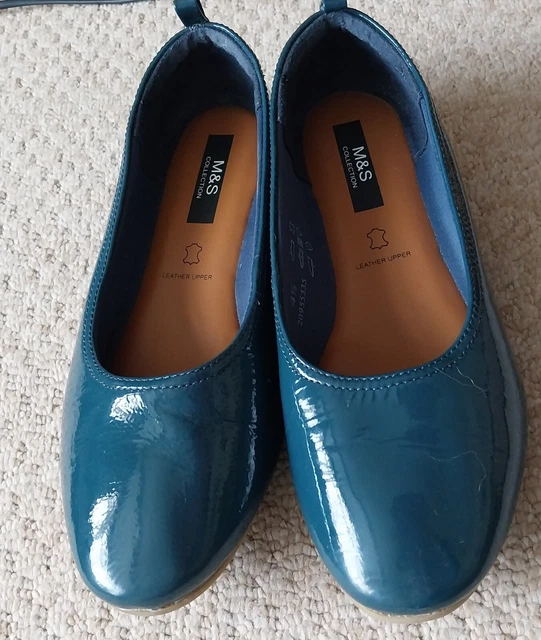 Marks and spencer on sale ladies blue shoes