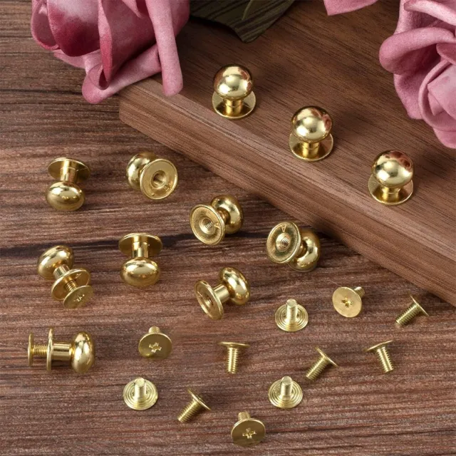 10 pièces tiroir en or tire petits boutons de commode pour armoires mini matér