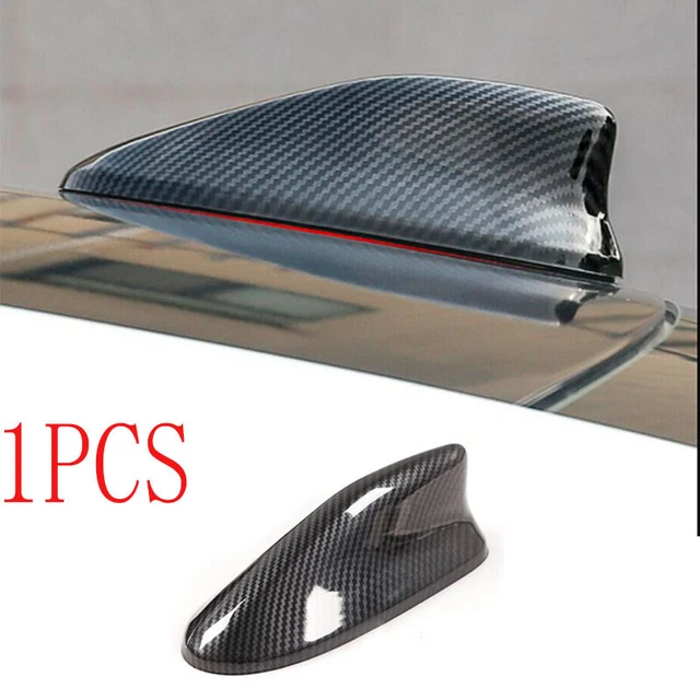For Mitsubishi Lancer 08-17 Carbon Fiber Car Roof Shark Fin Antenna Aerial Trim