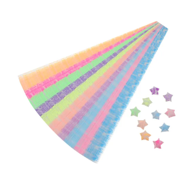 630 piezas de botones de nácar estrella luminosa origami para coser papel pliegues