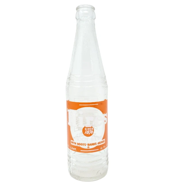Vintage Hires Root Beer Bottle Soda Pop 12 oz Cleveland Ashtabula Akron Ohio