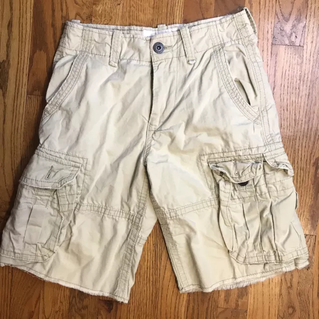 American Eagle Cargo Shorts Khaki Tan  Mens Size 26 Classic Length LNC