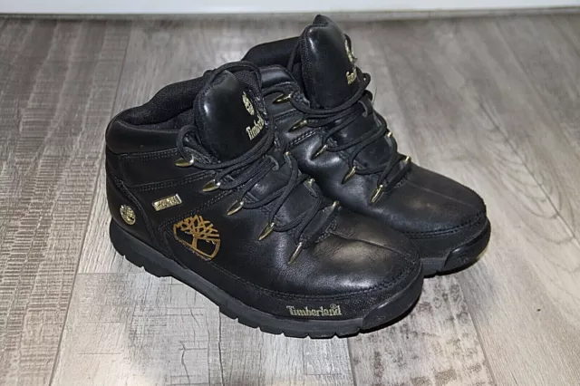 Stivali Inverno Ragazzo Nero E Oro Timberland Numero 37 Eu Eccellenti Condizioni