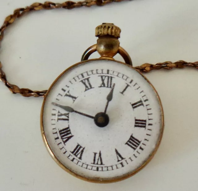 Montre à gousset ancienne pour poupée ancienne Jumeau Bru Steiner XIXème