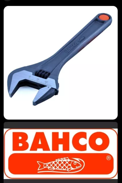 Bahco 8073 300mm 12" adjustable spanner wrench shifter black phosphate BAH8073