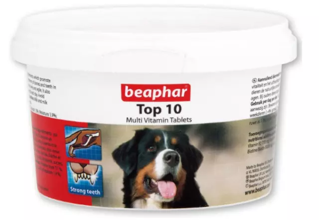 Beaphar Top 10 Multi Vitamins for Dogs x 180 Tablets