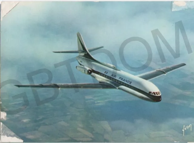 SE210 * CARAVELLE de AIR FRANCE * AIRPLANE _ AIRCRAFT _ Sud-Aviation