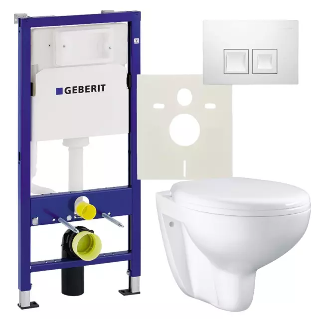 Geberit Duofix Basic Vorwandelement UP 100 Delta Grohe Baukeramik WC-Sitz WC-Set