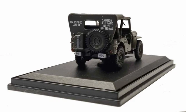 Voiture Jeep Willys Ouverte Militaire US ARMY D-DAY 6 Juin 1944 Oliex 1/43 Série Limitée 1008 PCS