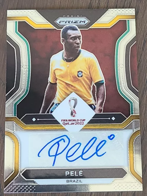 2022 Panini Prizm FIFA World Cup Signatures PELE AUTO Brazil #S-P AUTOGRAPH SP