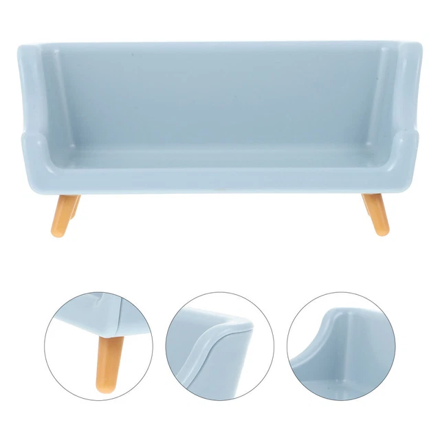 Accesorios De Plástico Para Casas Decorativo Mini Sofá Monitor Fino