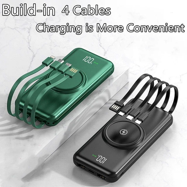 Portable Power Bank 9000000mAh Wireless Charger Fast Charging Magnetic Battery 2