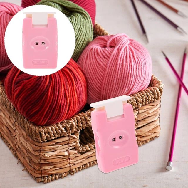 Compteur De Rangées Pour Tricot - 2 Pièces, En Plastique Durable, Chiffres Gravés - Accessoire Tricot Et Crochet - 2