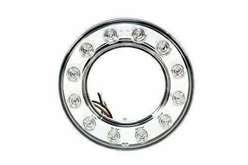 HELLA Feu Clignotant Halogène Arrière 12V - Homologué ECE/CCC - Jaune - PC Noir - IP5KX - Lot De 20