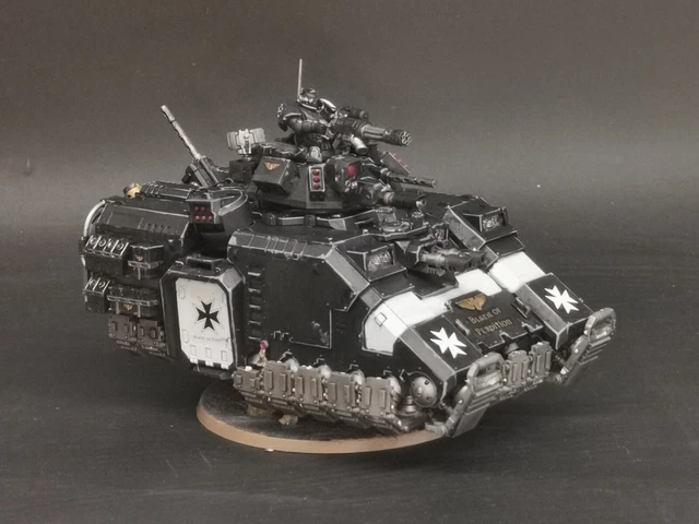 WARHAMMER 40K SPACE marine Primaris Repulsor Pro painted Black Templar ...