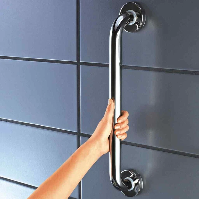 Maniglia di supporto Ridder 60 cm acciaio inox cromato maniglia per vasca maniglia doccia maniglia da parete Ridder