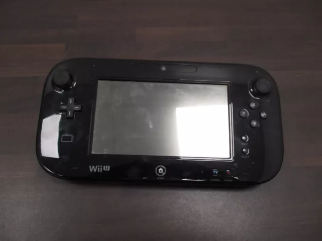Nintendo Wii U Black Gamepad Only WUP-010(EUR) Preowned Untested