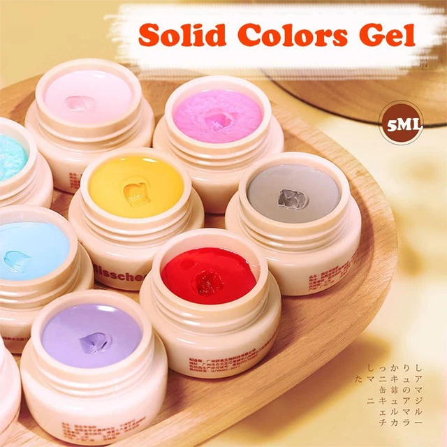 Gel de uñas esmalte de uñas barniz gel pintura gel colores lisos gel arte en uñas remojar