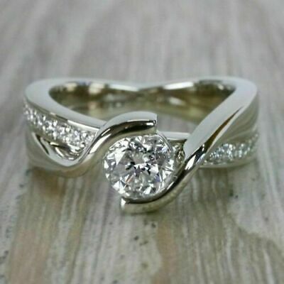 2.90Ct Round Cut Anniversary  14K Yellow Gold Finish Wedding Lab Created Ring.