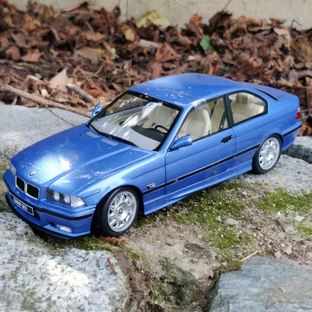 Voiture Solido Bmw E36 Coupe M3 Bleu Estoril 1990 1:18 Neuf Boite