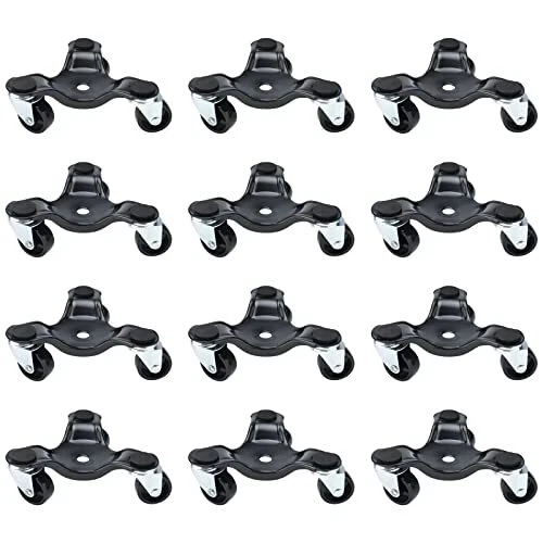 12 Pack Steel Tridolly Set 3 Wheel Mover's Dolly For Moving Furniture Appliance