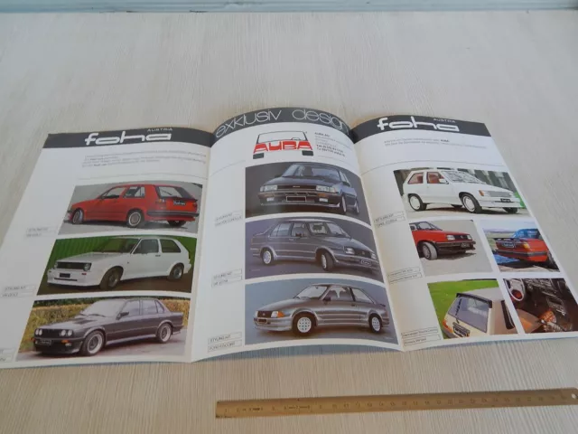 brochure depliant originale Auba Foha  prospekt vw golf audi bmw opel etc 2