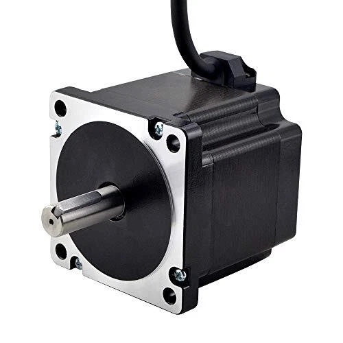 Nema 34 Stepper Motor 4.8Nm(679.87oz.in) 6.0A 14mm Key-Way Shaft with 1m Cable