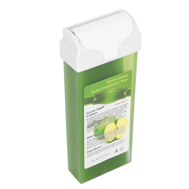 (Manzanas verdes) 100 g Calentador depilatorio Cera Rodillo Profesional Cera Depilatoria GSA