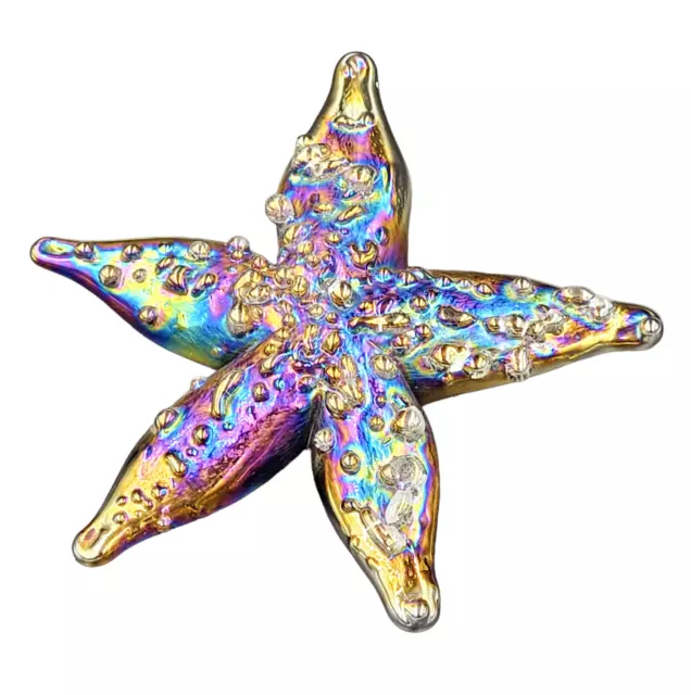 Neo Art Glass Handmade Ornamental Starfish Paperweight ornaments Ocean Sea decor