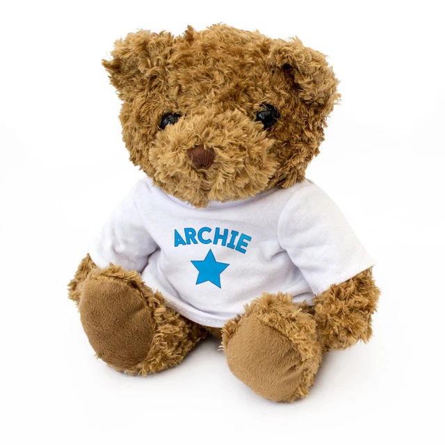 NEW - ARCHIE - Teddy Bear - Cute And Cuddly - Gift Present Birthday ...