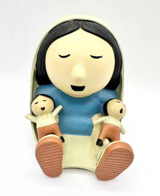 Navajo Pueblo Story Teller Doll D.C.I. 2 Children 1993 Vintage Native American