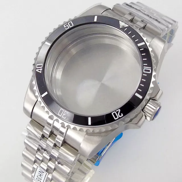 Small 36mm 40MM Watch Case ceramic bezel sapphire glass fit NH35 NH36 NH34 2824