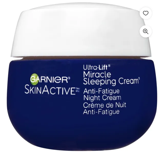 GARNIER Skin Active Miracle Anti-Fatigue ~ Night Sleeping Cream ~ 1.7 oz