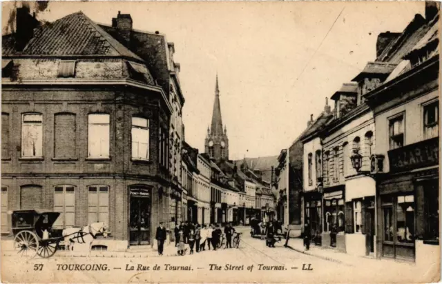CPA TOURCOING-La Rue de Tournai (188383)