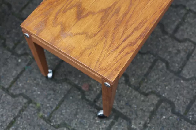 TRUE VINTAGE TEAK BEISTELLTISCH 60er coffee table Danish Modern Blumentisch