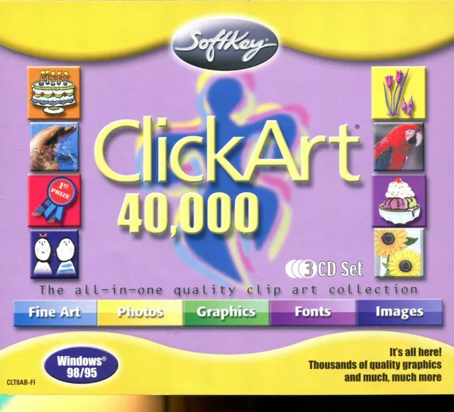 Click Art 40.000 - 3xCD - PC CD-ROM