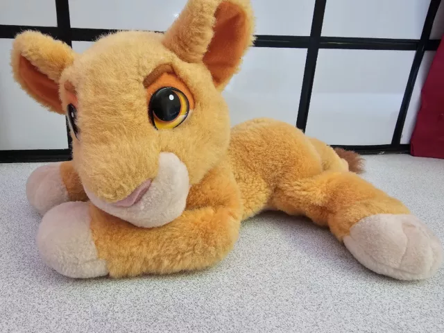 Rare Disney Lion King   Vintage 1998 Simbas Pride Purring Kiera  Plush Toy