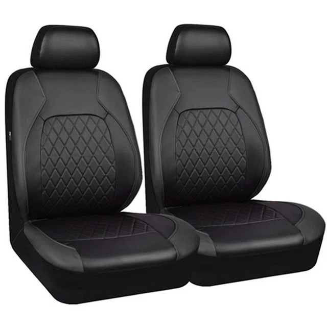 Car Seat Covers Full Set Front Chair Cushion Protector waterproof PU Leather Pad