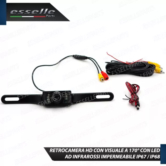 Retrocamera Telecamera Retromarcia Led Infrarossi Hd Per Porsche Cayman 987 Ii 3