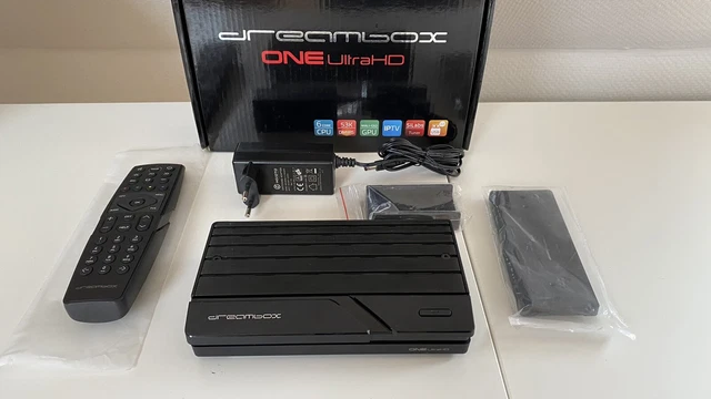 DREAMBOX ONE COMBO 4K UHD H.265 E2 Linux Dual WiFi DVB-S2X MIS DVB-C/T2 ...